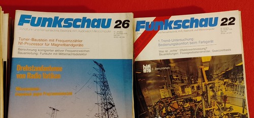 Funkschau 1965 1981 sammlung - funkschau, 1965-1981