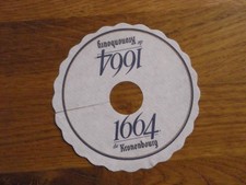 1  Pilsdeckchen - Tropfdeckchen Brauerei Strasburg Frankreich 38-88