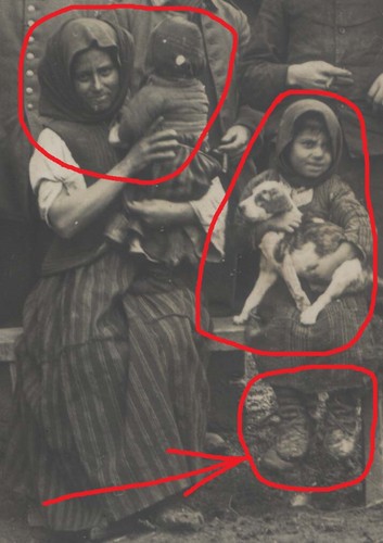 Orig foto ww1 soldaten frau - foto,