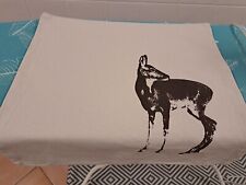 Dekokissen Kissenhülle TCM, 50x50cm, Beige Braun, Reh, Neu Ungenutzt, Baumwolle