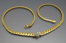 REIF-DESIGN - HOCHWERTIGE BRILLANT COLLIERKETTE - 585 GOLD