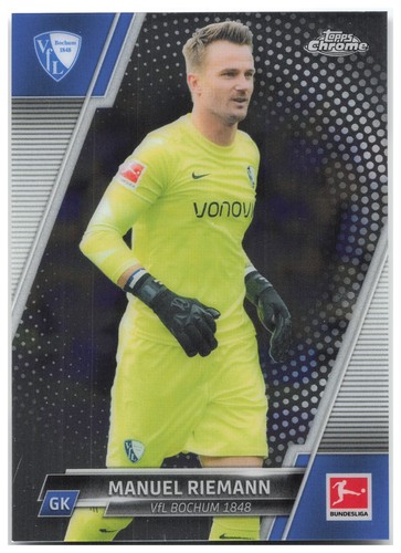 Manuel riemann topps chrome - manuel,