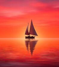 Wandbild: Ein Seemann im Meer