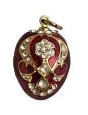 Roter Fabergé-Ei Anhänger