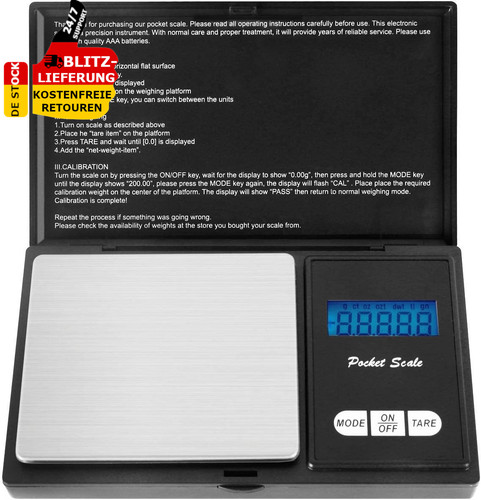 Taschenwaage 500 01g - taschenwaage, 500/0,01g