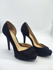 Gr.38 Zara HighHeels Pumps Stilettos Schwarz Samt Absatz 12,5cm Getrage Trafaluc