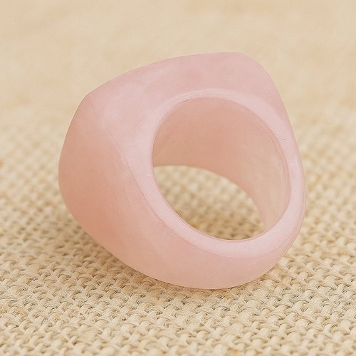 Rosenquarz ring damen - ring,
