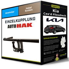 Abnehmbare anhängerkupplung - abnehmbare,