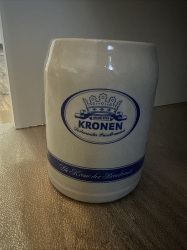Bierkrug kronen brauerei - bierkrug, anno