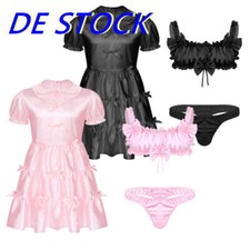DE Herren Sissy Dessous Satin