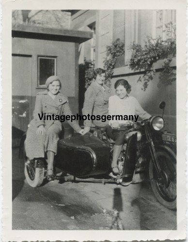 Z6122 foto 30er - jahre, motorrad