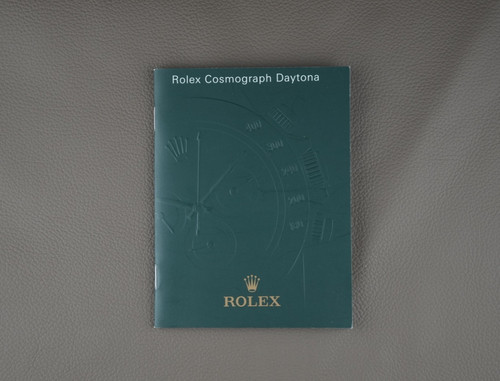 Rolex daytona booklet - daytona, booklet/manual