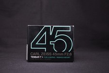 Carl Zeiss Tessar T* 45mm F/2.8 Pancake Lens OVP für Contax/Yashica Mount Japan