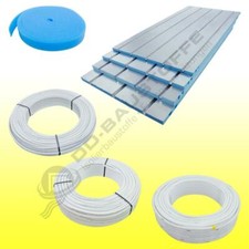 Fußbodenheizung Trockenbau XPS 500 ab 16mm OHNE TROCKENESTRICH Komplett Set