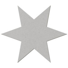 Pappe 6 armiger Stern - 3-50cm