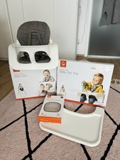 Stokke Steps Baby Set inkl. Tablet und Kissen weiß/grau