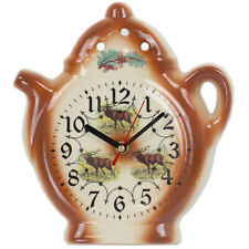 Wanduhr für die Küche - Küchenuhr Uhr im Landhausstil Wanddeko Keramik Wildmotiv