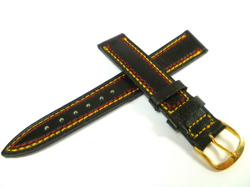 Schwarz uhrenarmband - 17,