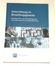 F00 Unterrichtung im Bewachungsgewerbe, Neuauflage 2016