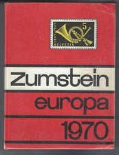 Zumstein Europa Katalog 1970 Briefmarkenkatalog 1204 Seiten, Europa komplett