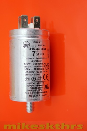 7uf 7µf 450v abss - 450v, d-abss