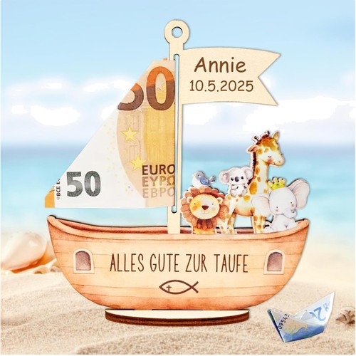 Taufgeschenk holz arche kinder - taufgeschenk,