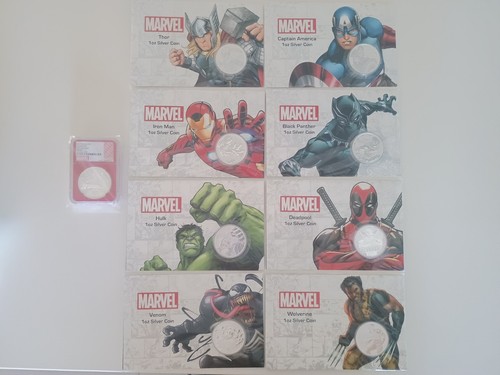 Marvel series tuvalu silver - marvel,
