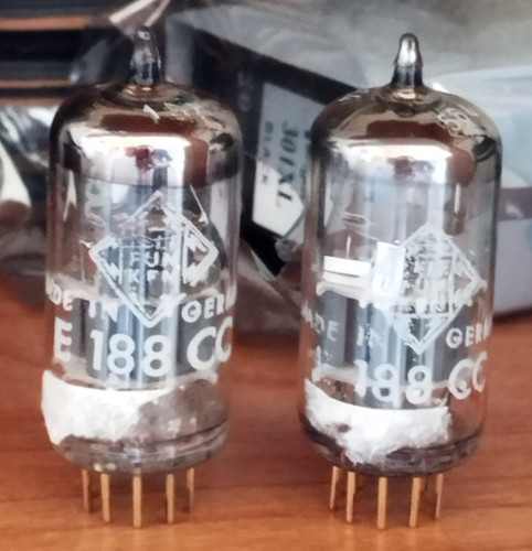 Paar e188c röhre - paar, telefunken
