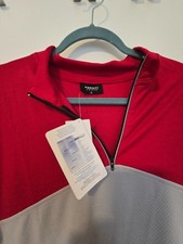 Trikot (rot‑grau /