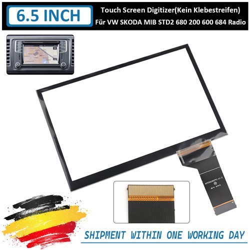 Glas touch screen - 6.5",