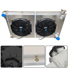 Radiator 4Row With 2Fan For