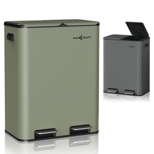 B-WARE Mülleimer Abfalleimer Treteimer Soft Close Edelstahl Eimer 60L