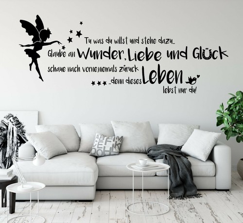 Wandtattoo glaube wunder - wandtattoo,