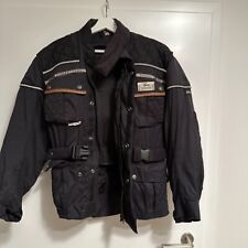 Motorrad Jacke Pharao Polo Schwarz  Scotchlite 3M Gr. S Damen braun, Innenfutter