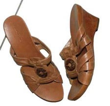 MARC Softwalk Sandalen Leder Braun Gr. 38 w.NEU