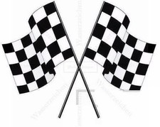 Autoaufkleber Ziel Flagge