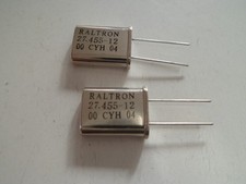 Raltron Quarz 27,455MHZ 12 00 CYH 04 *NOS*