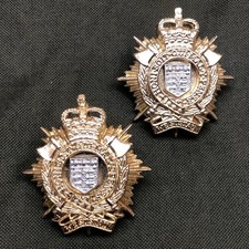 Original Britische Armee Kragen Abzeichen Paar - Royal Logistik Korps