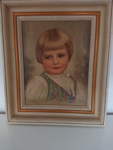 ölgemälde blondes mädchen - blondes,