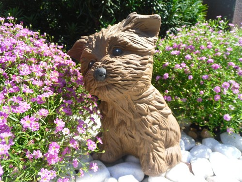 Steinfigur hund gartenfigur - hund,,