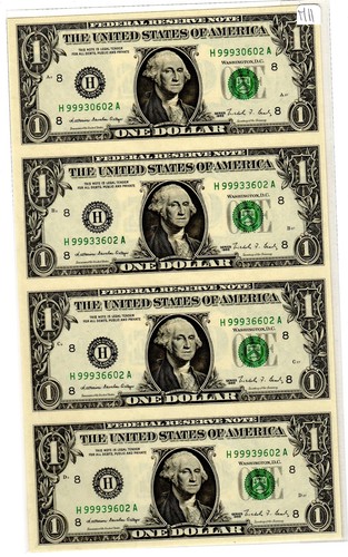 Set banknoten usa - 1,