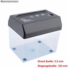 Mini Aktenvernichter Cross Cut