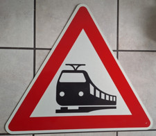 Verkehrsschild Orginal "Unbeschrankter Bahnübergang" StVO 151 ohne OVP