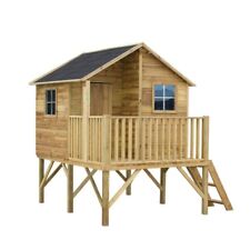4iQ Gartenspielhaus für Kinder JERZYK 247x233x250 cm Gartenhaus Spielhaus