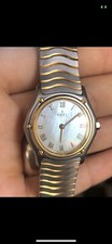 Ebel Uhr Sport Classic Wave Perlmutt  Gold Stahl Original
