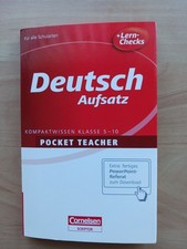 Pocket Teacher Deutsch Aufsatz
