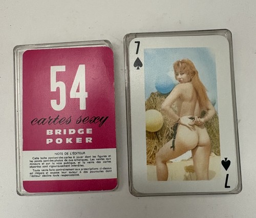 Vintage cartes sexy - cartes, bridge