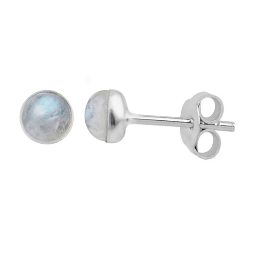 Sterlingsilber mondstein kugel - sterlingsilber,