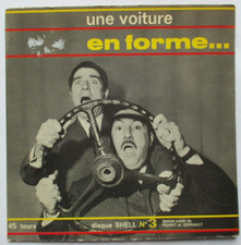 JEAN POIRET & MICHEL SERRAULT - SP (7") "EIN AUTO IN FORM..." UNVERÖFFENTLICHTER SKETCH