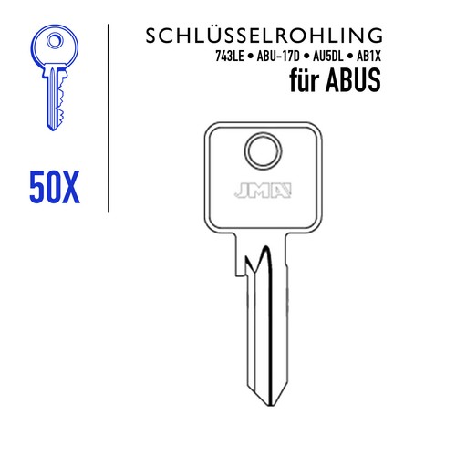 50x abus schlüsselrohling - 50x,